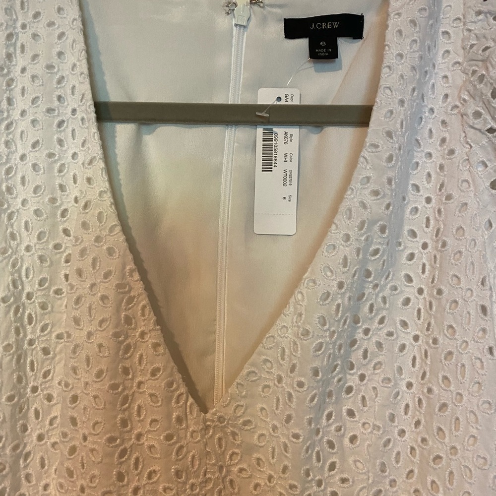 J. Crew White Eyelet Maxi Dress - Picture 4 of 5
